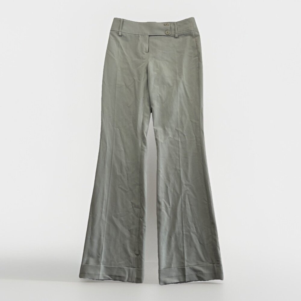Y2K 70's Jus D'Orange Paris Dress Pants Wom Sz 2 Bootcut Wide Leg France Made